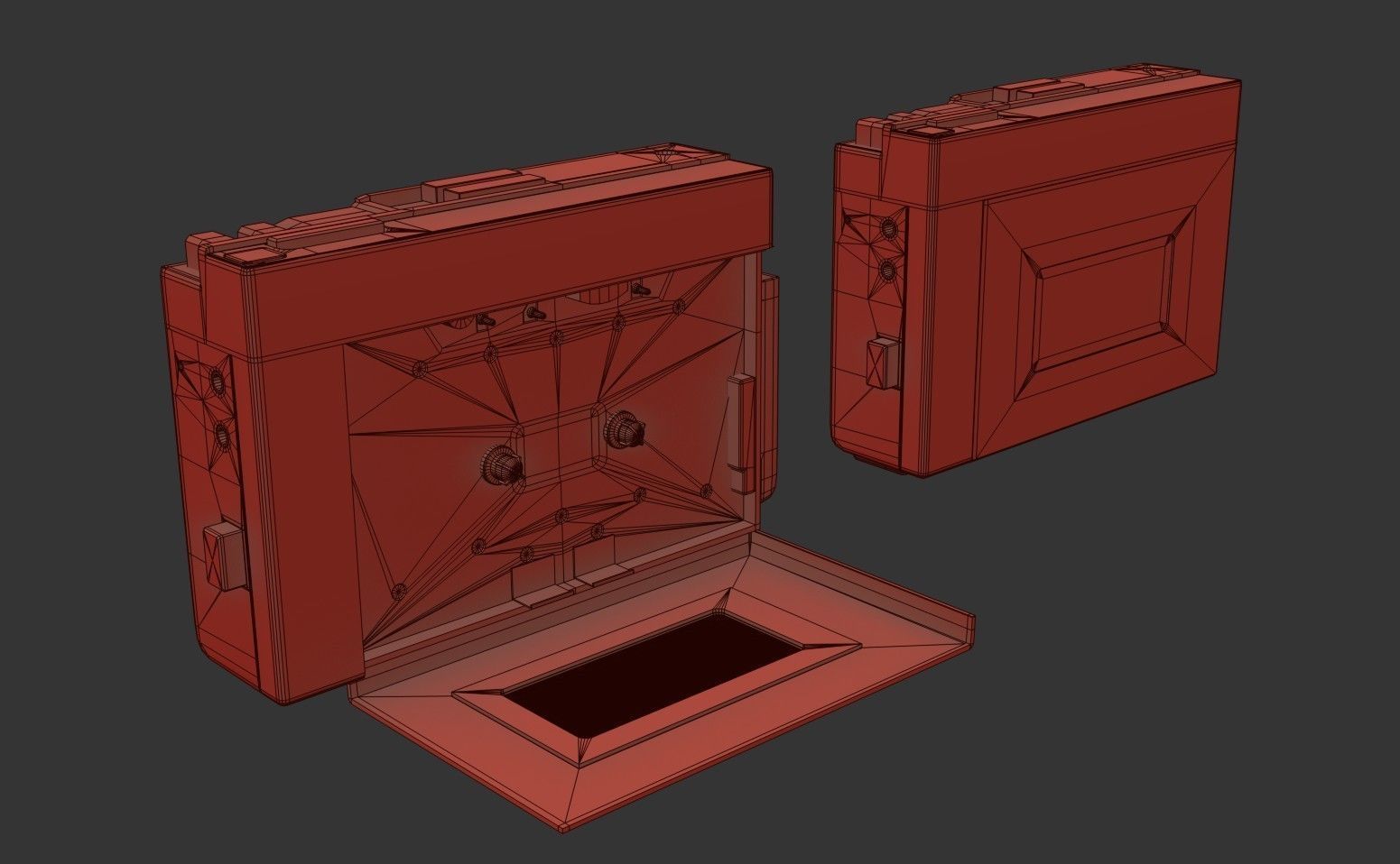 Walkman Cassette Player  3 Colors Low-poly 3D model_32