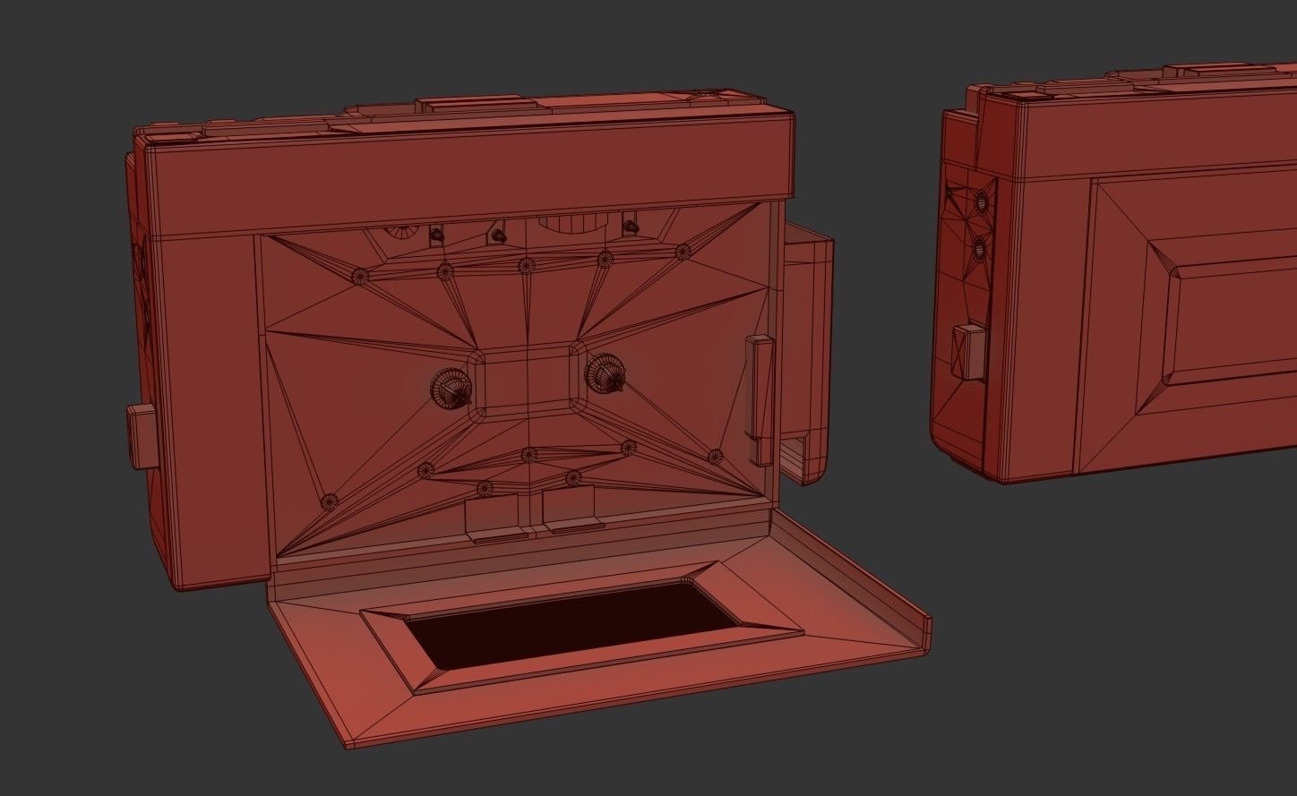 Walkman Cassette Player  3 Colors Low-poly 3D model_33