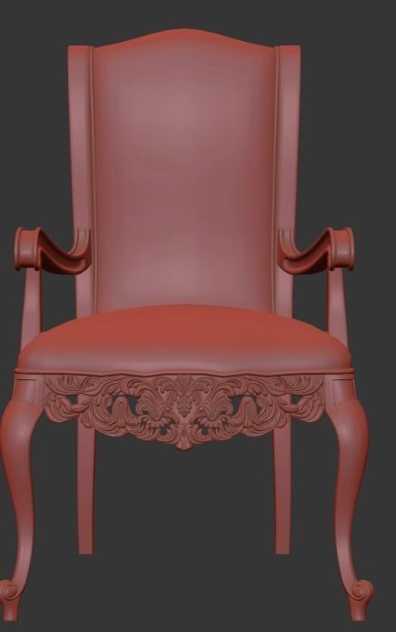 dining chairs classic 3d model 3D model_5