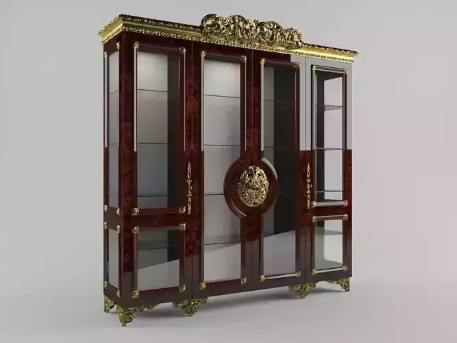 glass door decorative cabinet