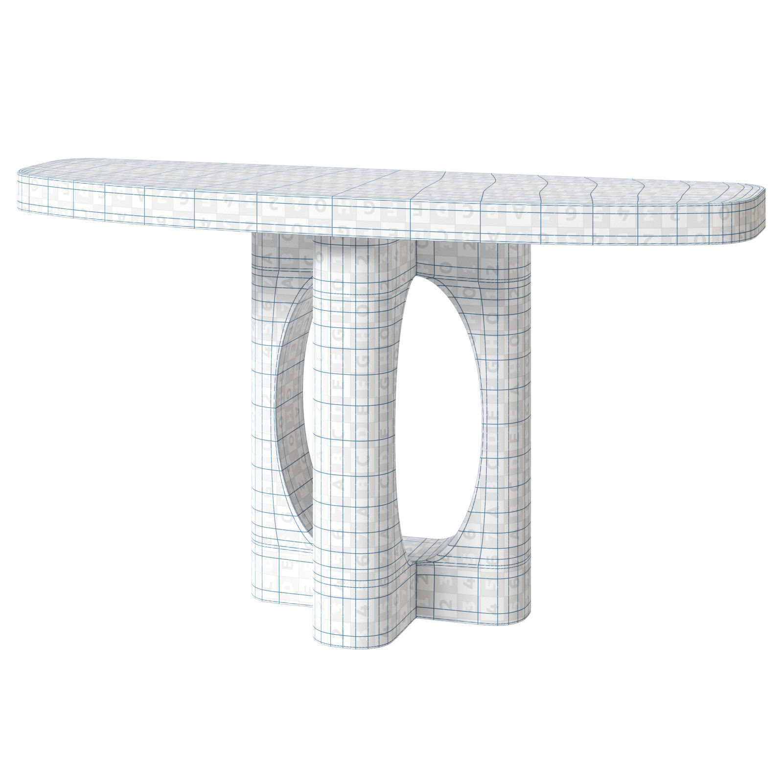 Carlyle Collective Taxco II console 3D model_4
