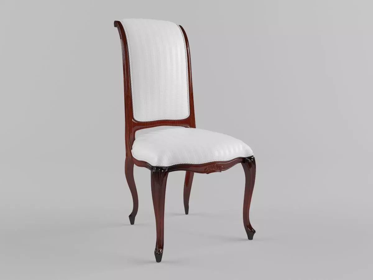 dining chairs classic 3d model 3D model 3D model_0