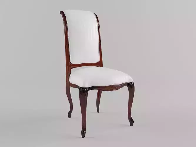 dining chairs classic 3d model 3D model