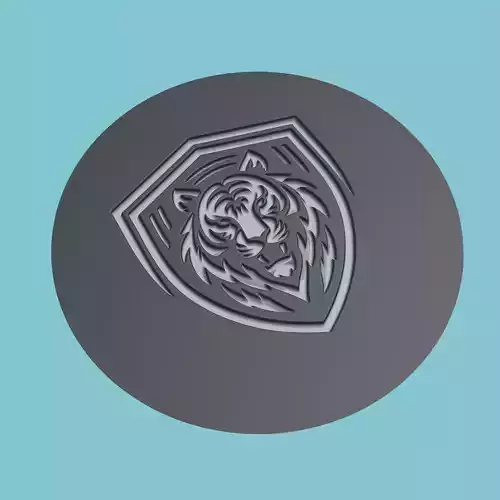Tiger Animal Medallion Tiger Print Model