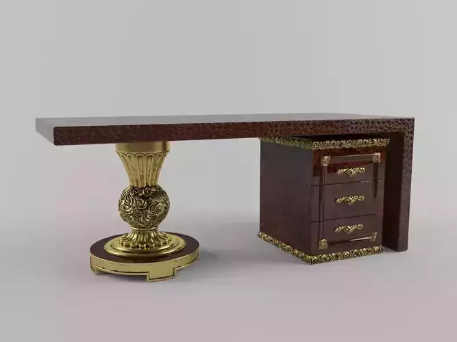 desk classic 3d model