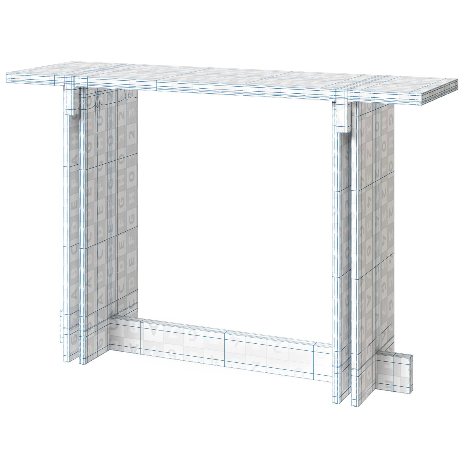 Kendo console Rak 3D model_10