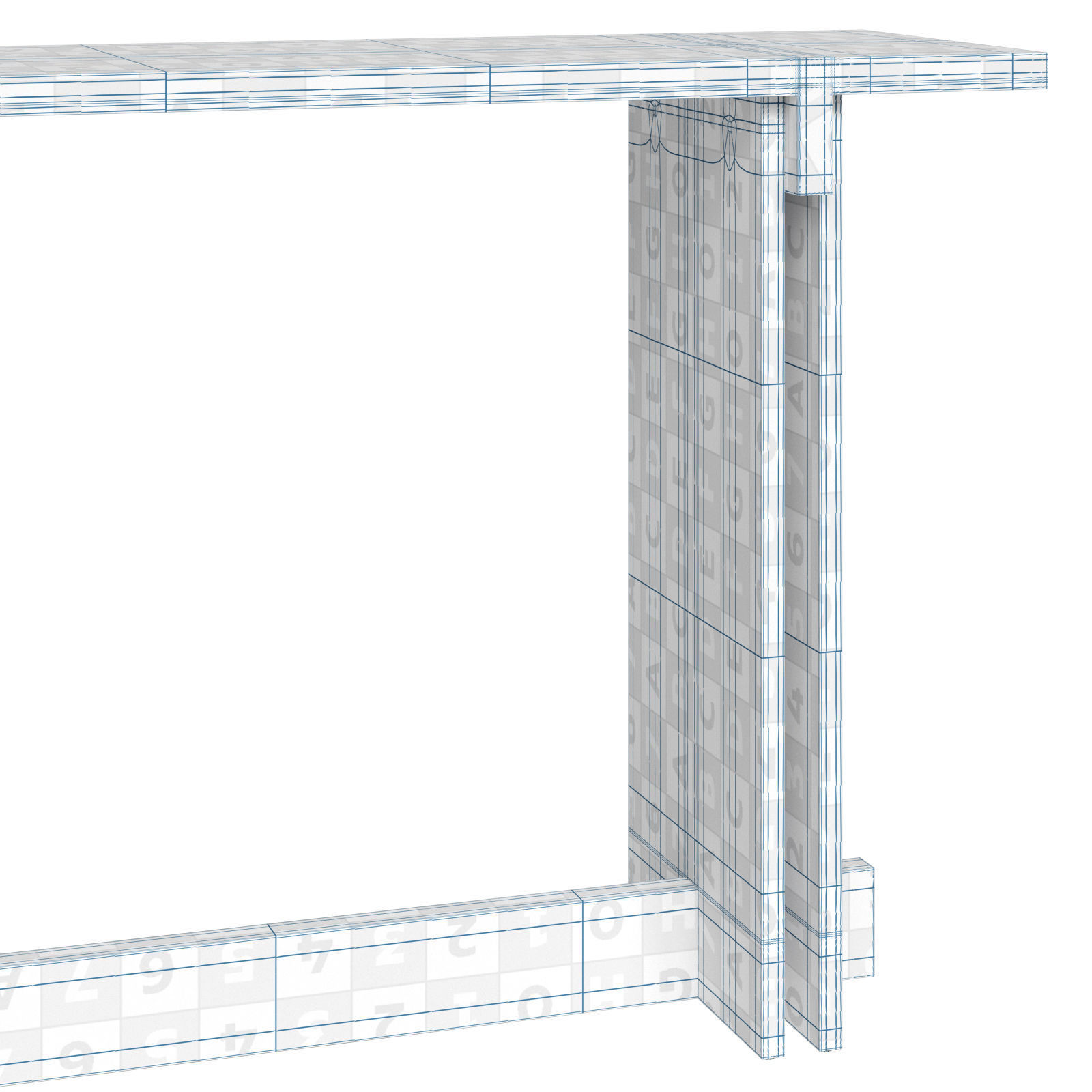 Kendo console Rak 3D model_11