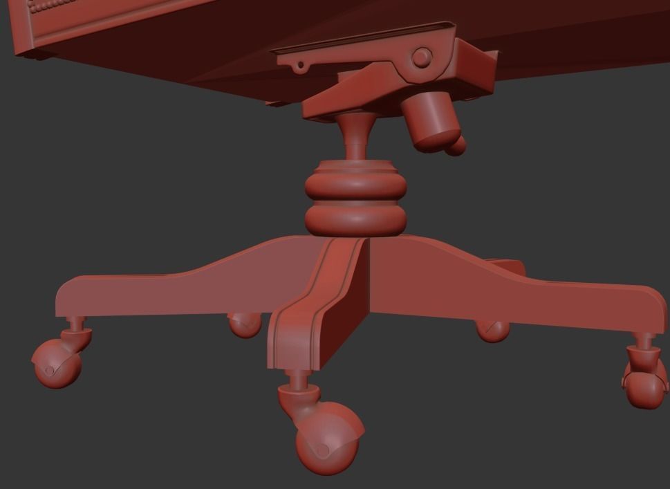  chair classic 3d model 3D model_3