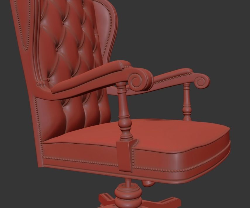  chair classic 3d model 3D model_2