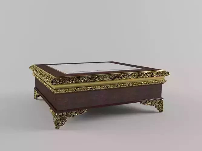 tea table classic 3d model