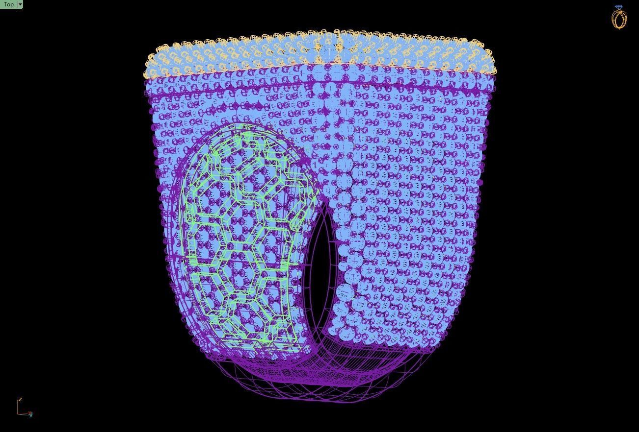 Custom Championship Rectangle Shape Baguettes  Diamond Ring  3D print model_15