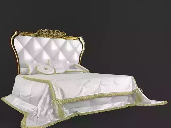 classic beds 3D model