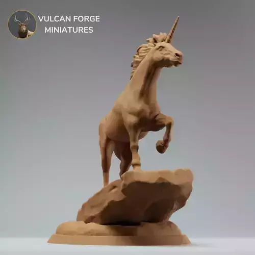 Unicorn horse dnd miniature pre supported