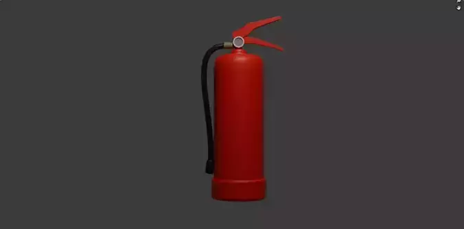 Fire Extinguisher 3D Model 3D model