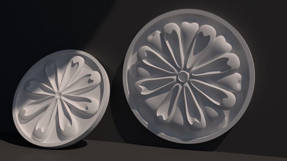 curvae ligneae Low-poly 3D model_1