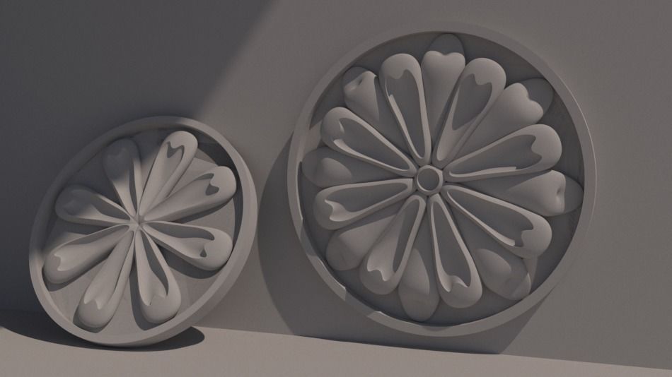 curvae ligneae Low-poly 3D model_2