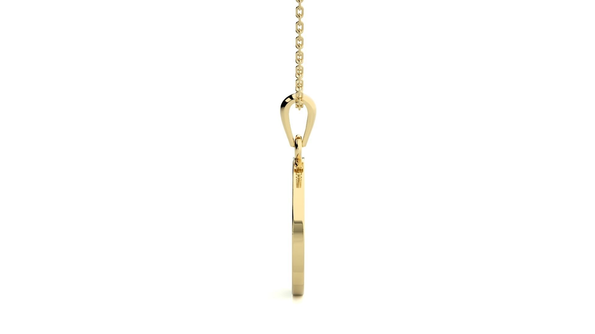 Aries Zodiac Pendant  3D print model_10