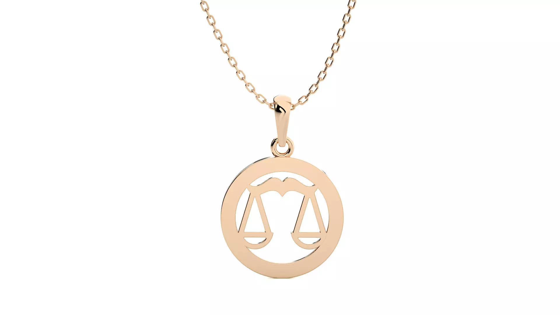 Libra Zodiac Pendant 3D print model