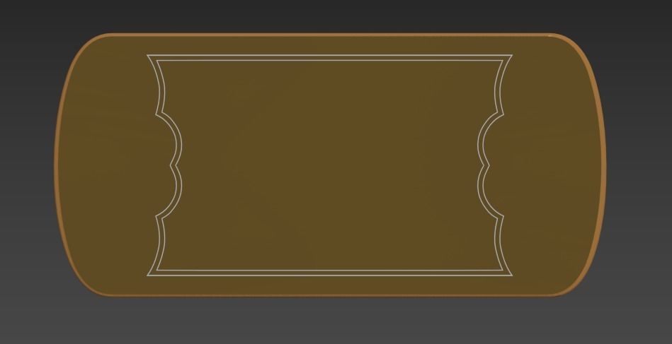  dinner table classic 3d model 3D model_1