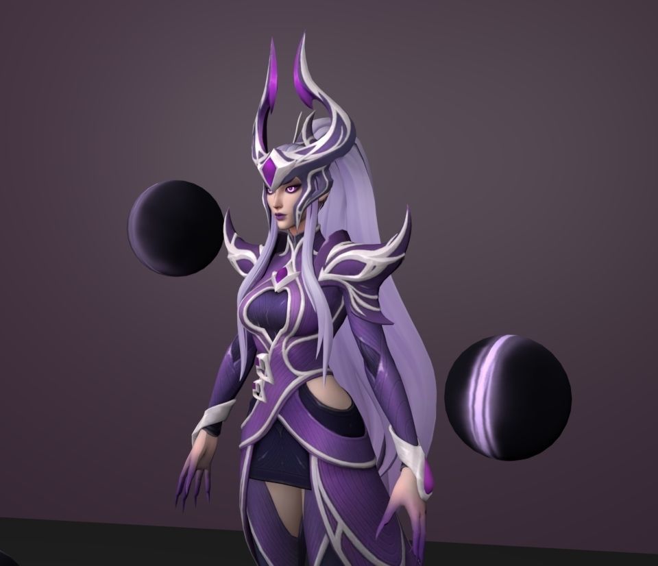 syndra 3D model animated rigged | CGTrader