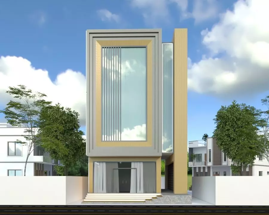 Residential Building 3D print model