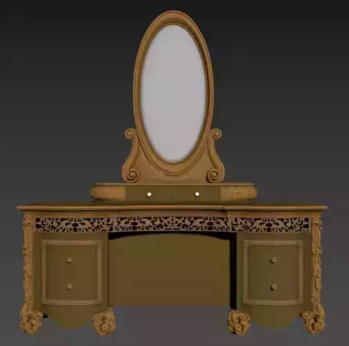 makeup tables 3D model