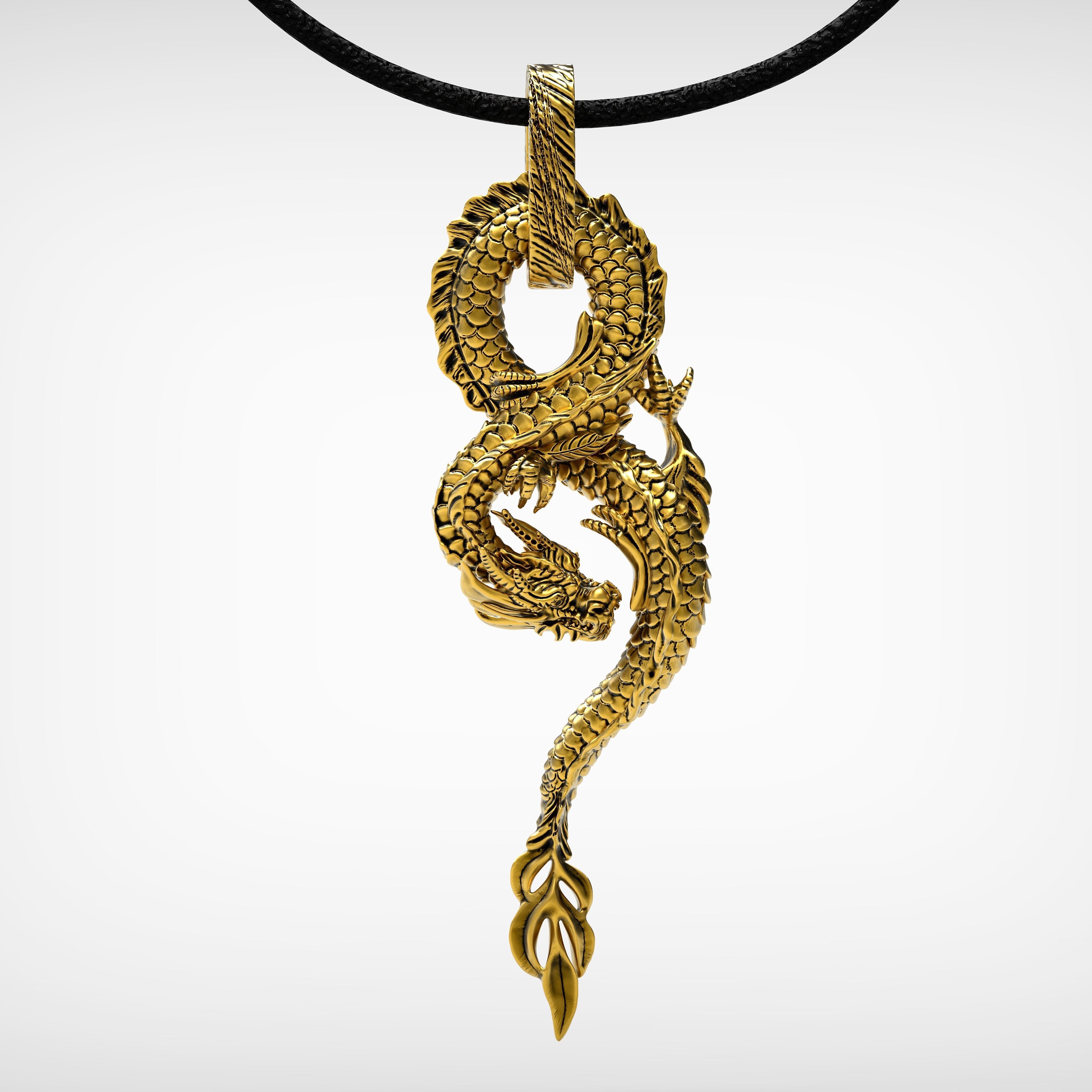 Dragon pendant 3D print model