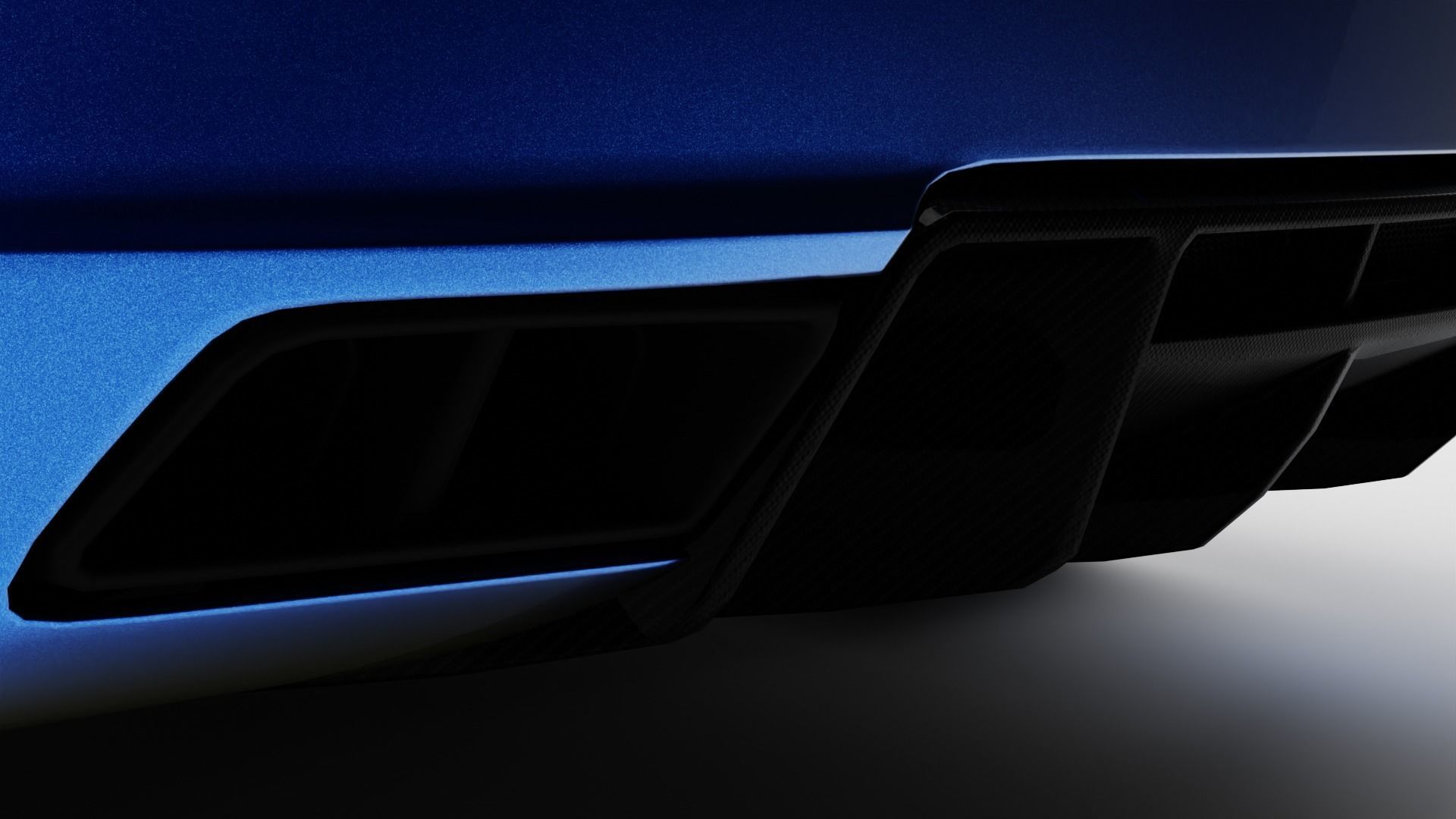 Audi R8 V10 Low-poly 3D model_12