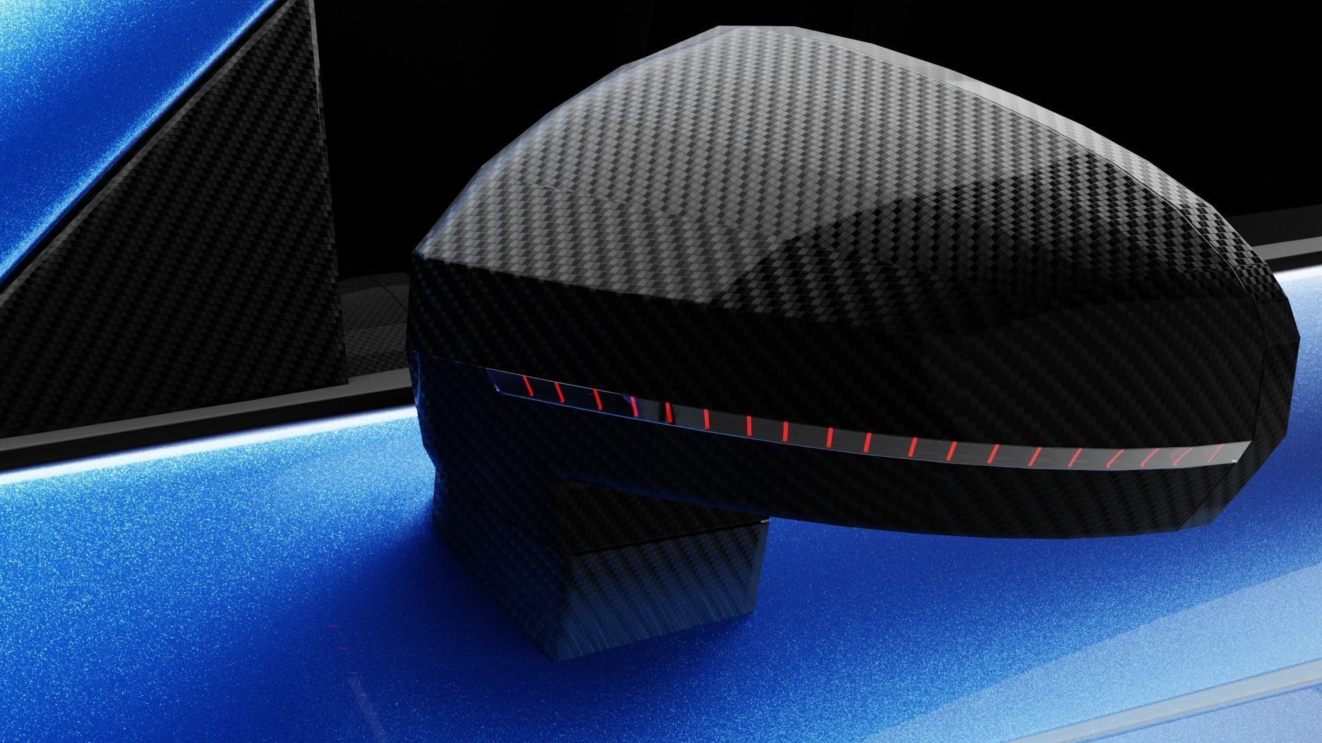 Audi R8 V10 Low-poly 3D model_4