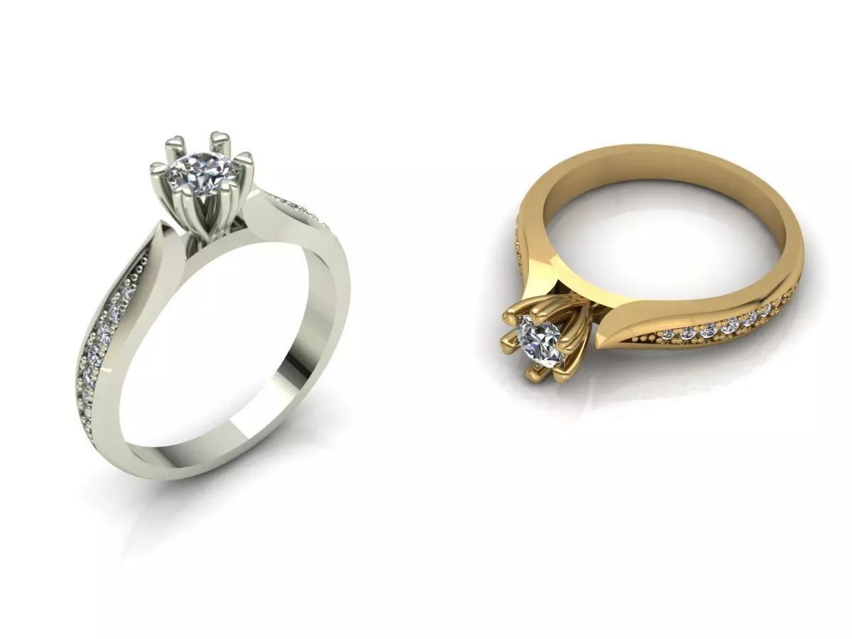 Ring gold 3D print model