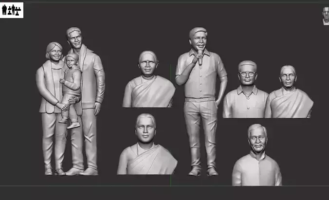 miniatures 3D print model