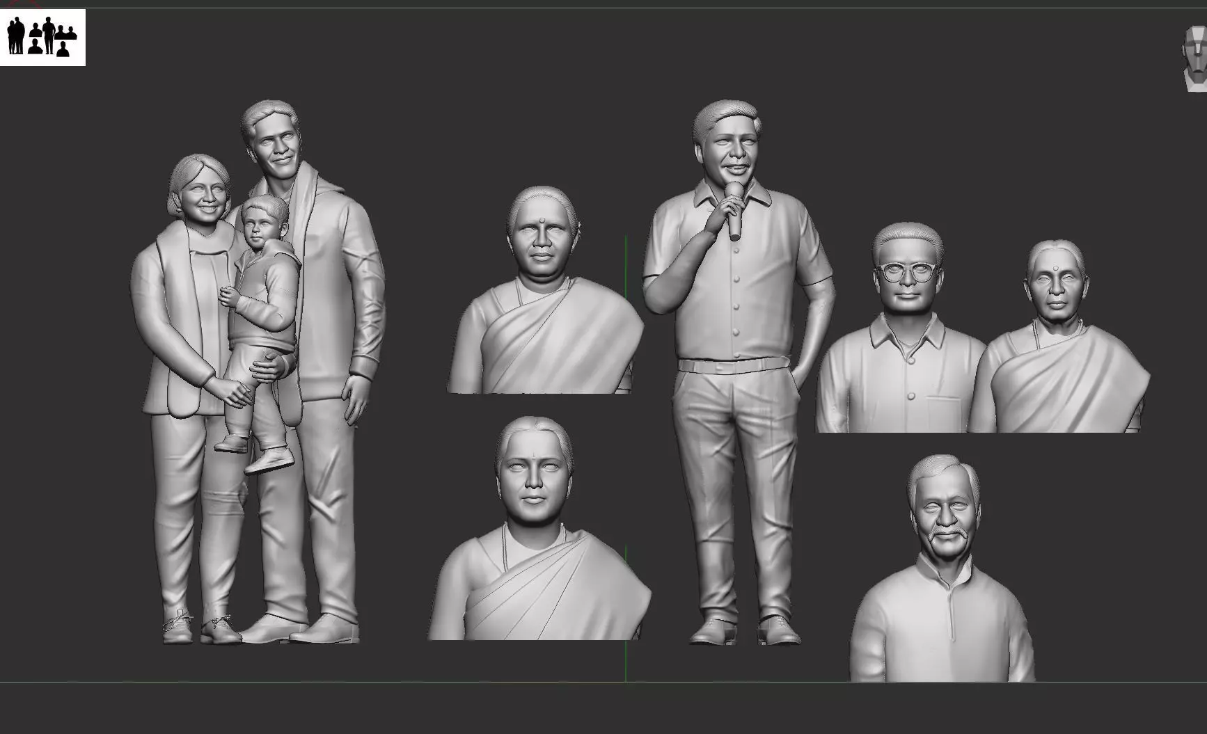 miniatures 3D print model