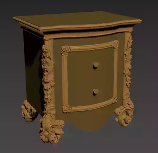 stool set 3D model
