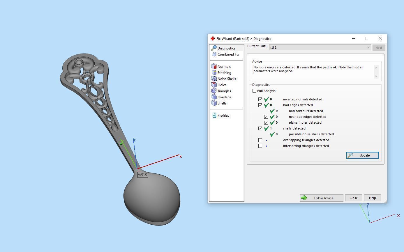 Silver Gold Spoon 3D print model_5