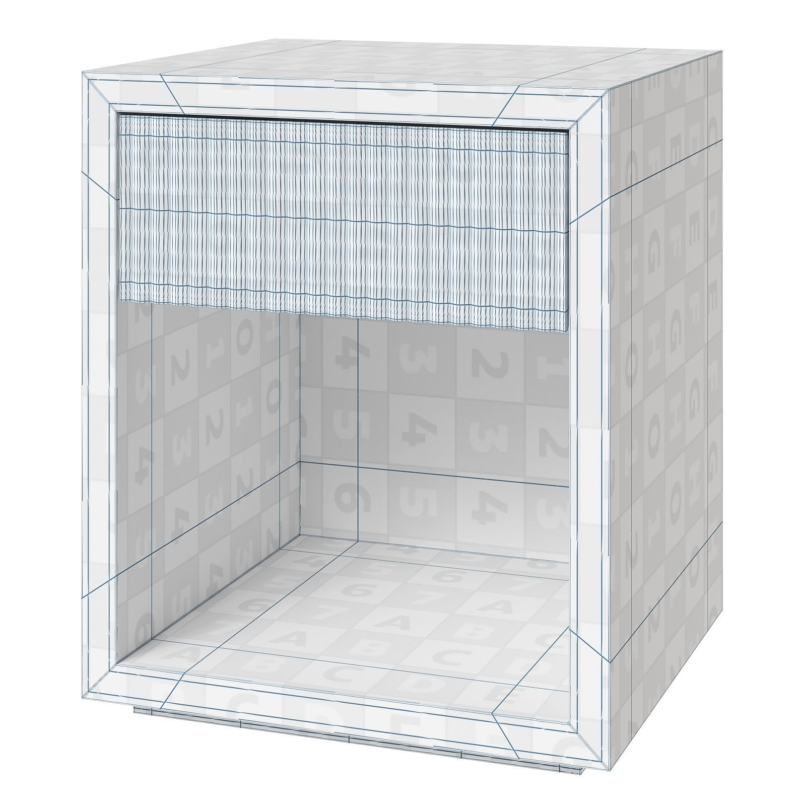 Restoration Hardware Julien open Nightstands 3D model_6