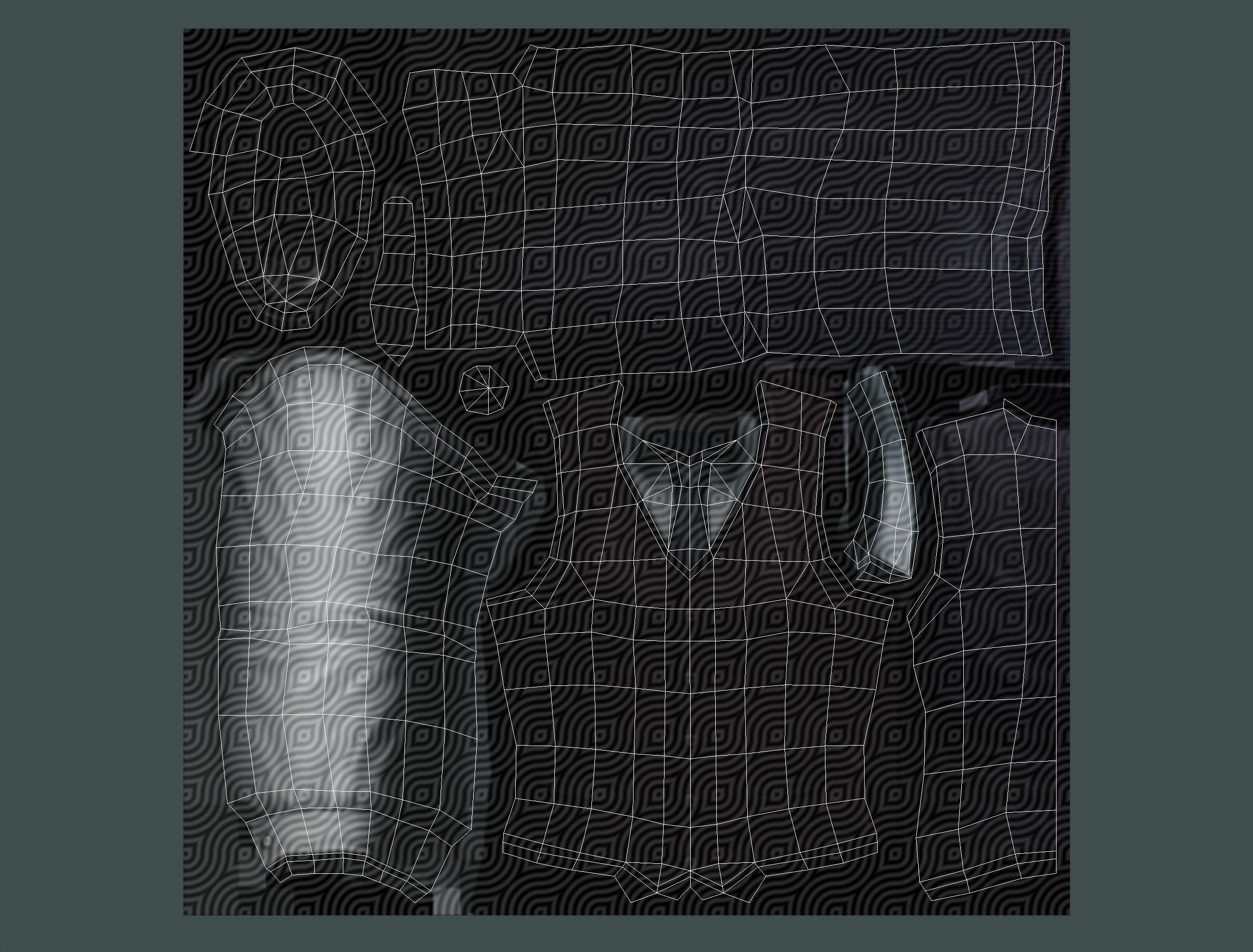 Business young man in vest and pants   Office Classic Man Low-poly 3D model_35