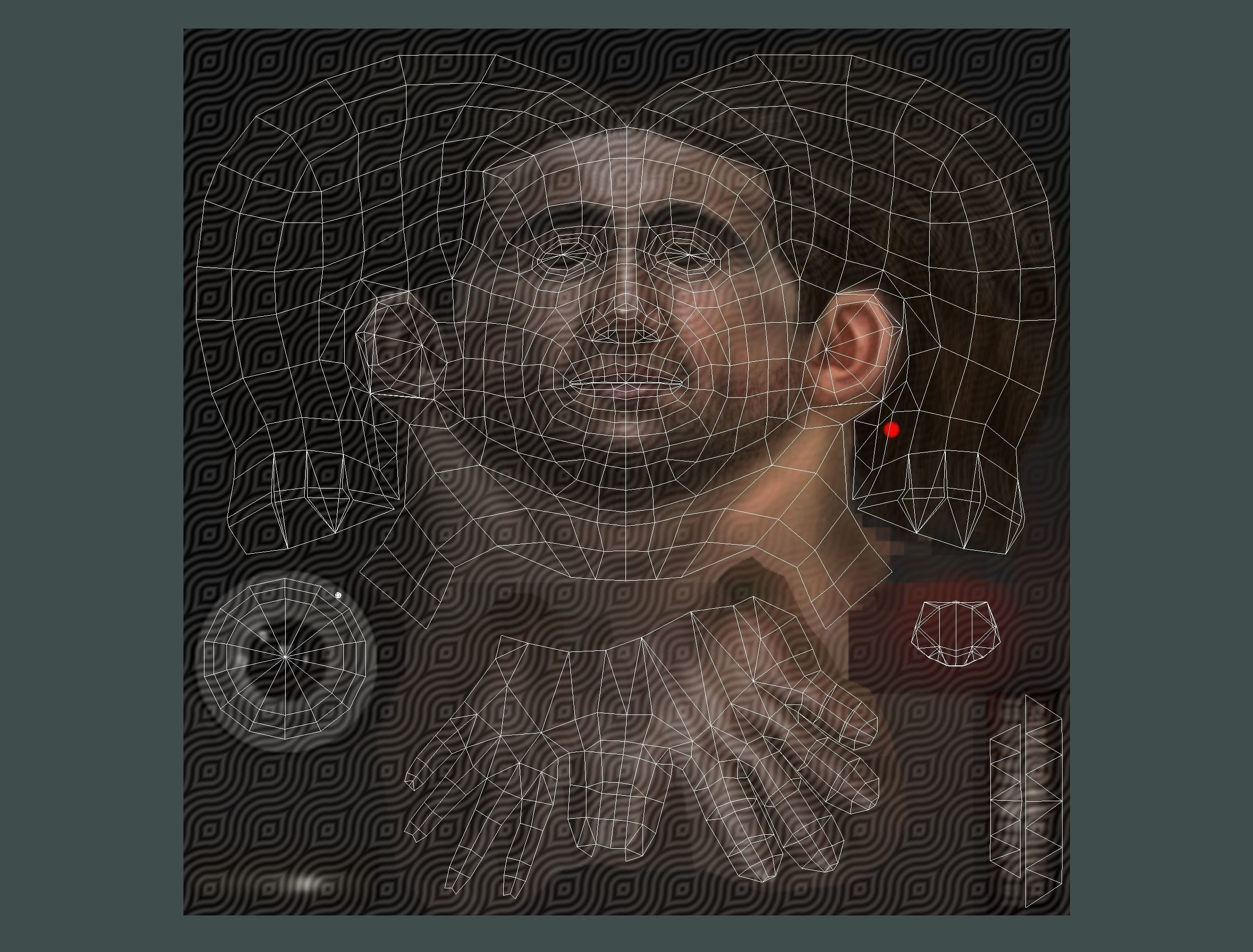 Business young man in vest and pants   Office Classic Man Low-poly 3D model_34