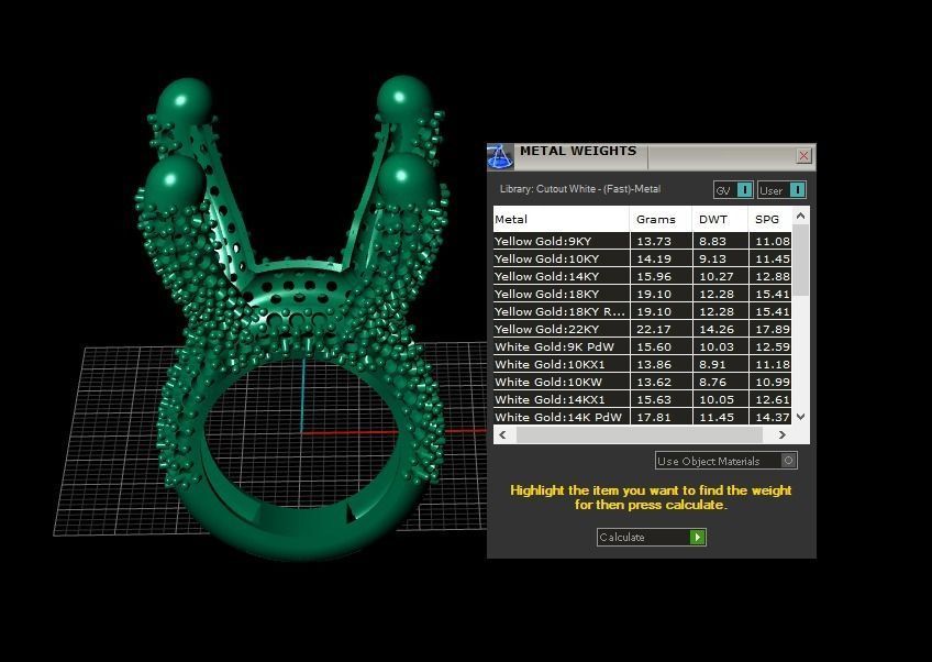 Stylish Amoeba Ring 3d Printable Model 3D print model_2