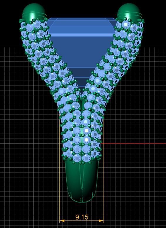 Stylish Amoeba Ring 3d Printable Model 3D print model_6