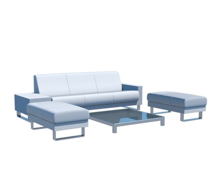 Conjunto sala 3D model_8