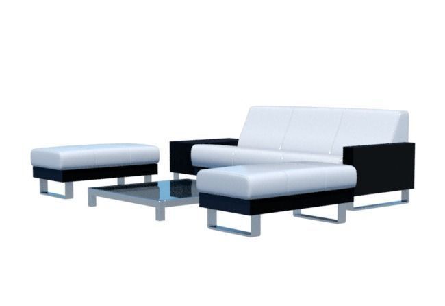 Conjunto sala 3D model_11