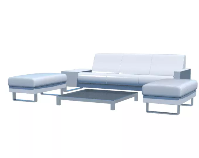 Conjunto sala 3D model_0