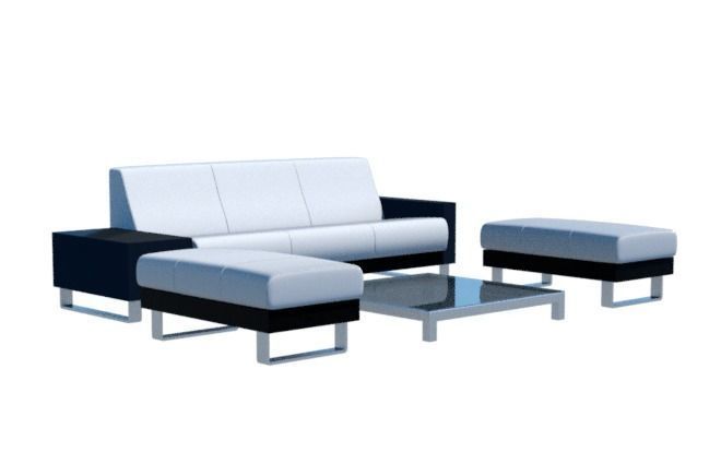 Conjunto sala 3D model_12