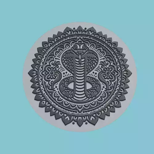 Snake Animal Medallion Snake Print Model