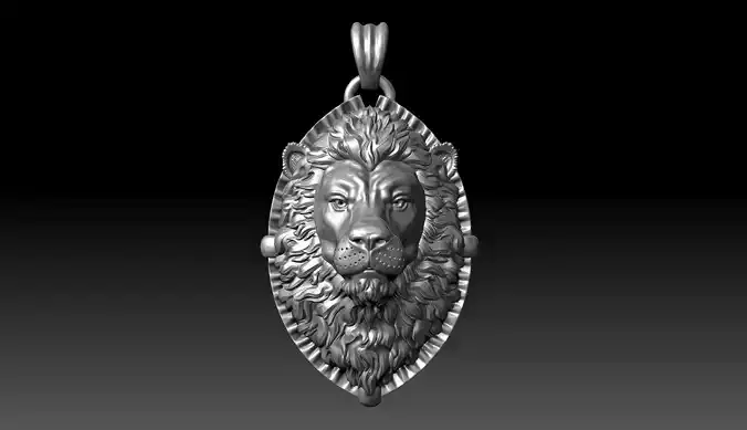 Lion Pendant 24