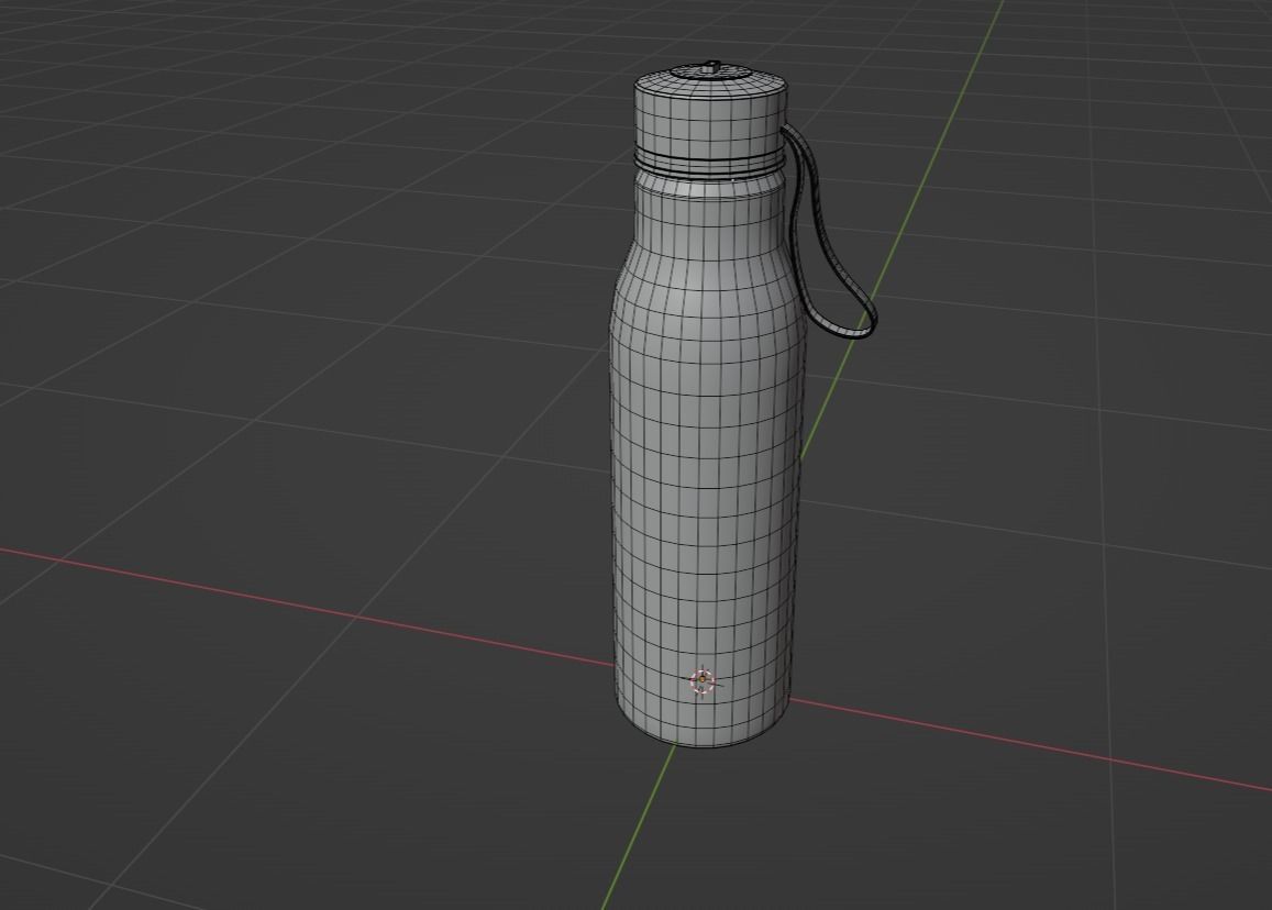 Reusable Water Bottle 3D Model 3D model_4