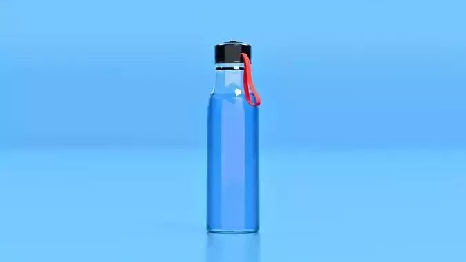 Reusable Water Bottle 3D Model