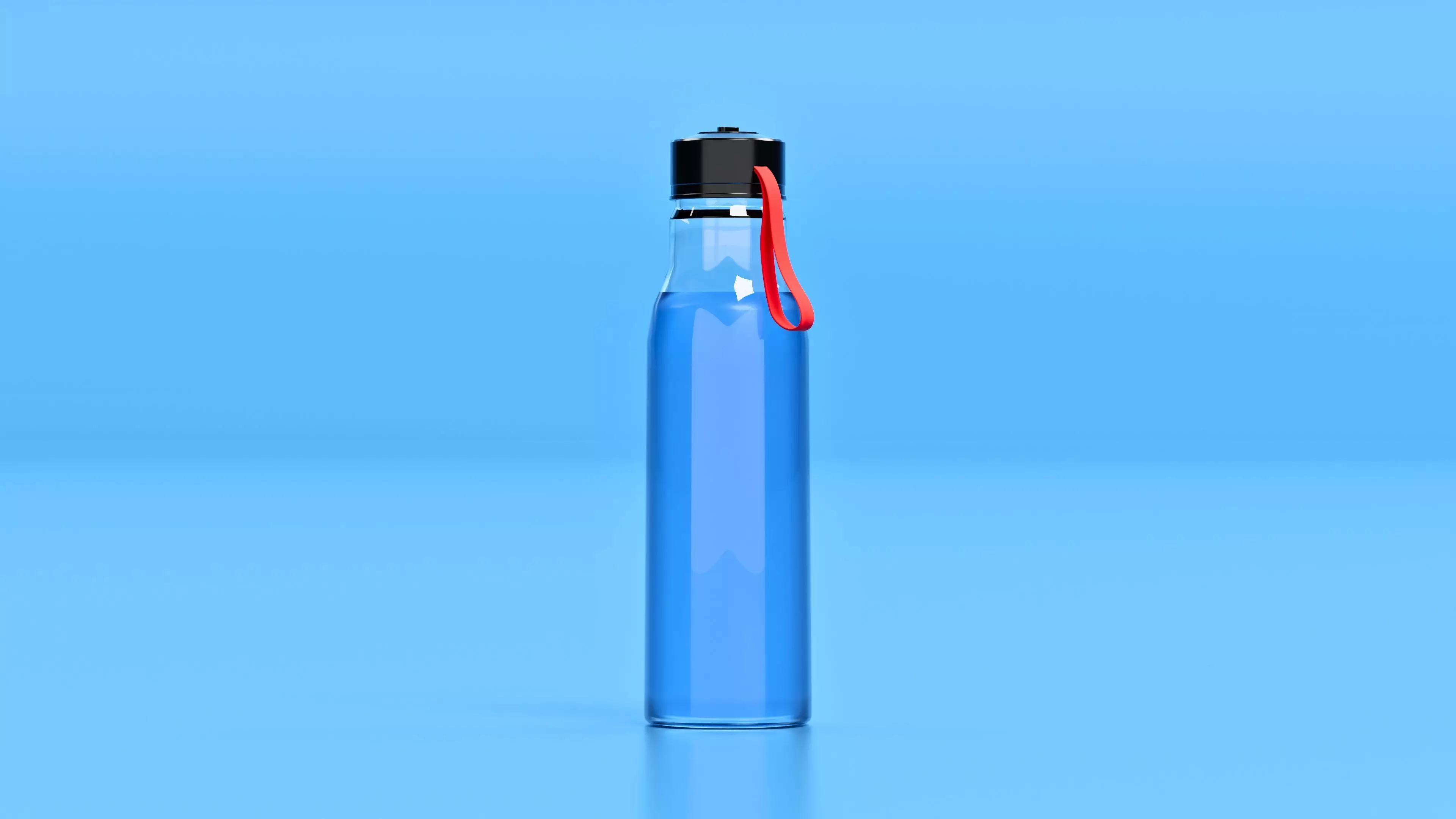 Reusable Water Bottle 3D Model 3D model_0