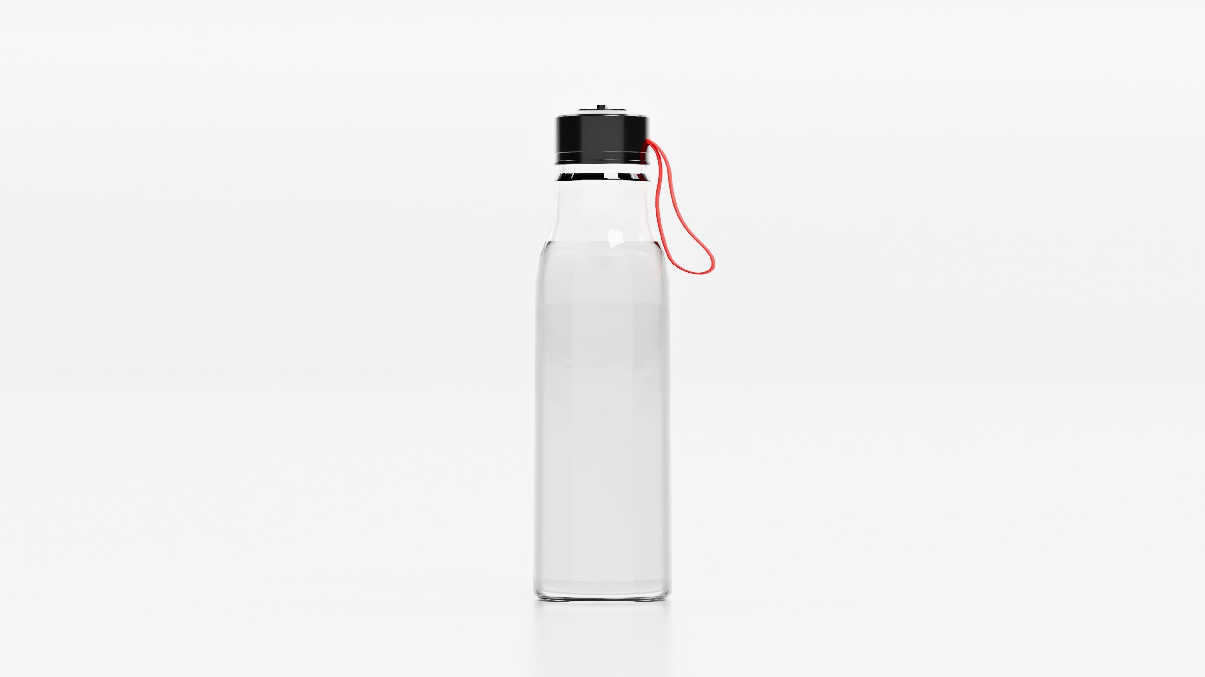 Reusable Water Bottle 3D Model 3D model_2