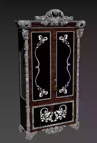 cabinet 2 door model 3D model